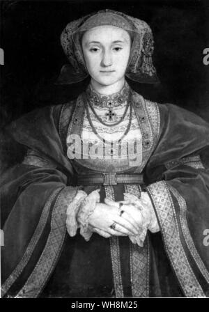 Anne von spaltet Vierte Königin zu Henry VIII geboren 1515 verheiratet 1540 starb 1557 Stockfoto