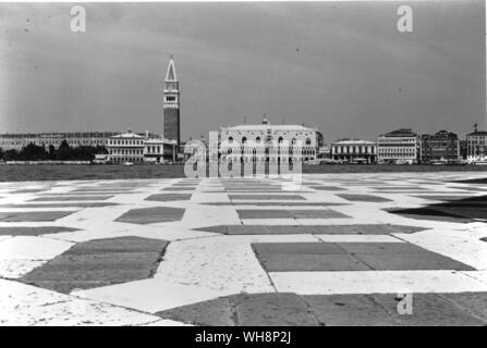 Venedig von St Giorgio Maggiore Stockfoto