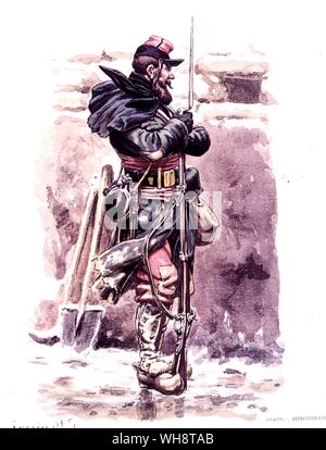 Französische Fremdenlegion Uniformen getragen auf der Krim Stockfoto