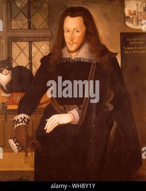 Henry Wriothesley 3rd Earl of Southampton von John de Critz der Ältere 1601-3. William Shakespeare Stockfoto