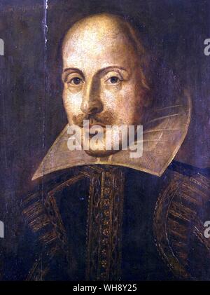 William Shakespeare 1564-1616 englische Dramatiker, Dichter und Schauspieler Englisch Dramaist Stockfoto
