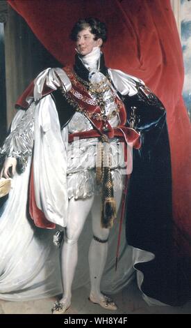 George IV 1762-1830 König von Großbritannien und Irland und von Hannover Stockfoto