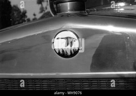 Detail aus dem Jahre 1922 will Ste Claire A-68 Roadster. Stockfoto