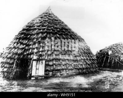 Es ist nicht alles Gold was glänzt - eine Binsenweisheit auf Coronado und seine Männer von der Wichita grass Häuser beeindruckt.. Stockfoto