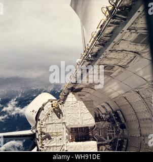 Space-Shuttles. Shuttle Kolumbien / Cargo Bay Stockfoto