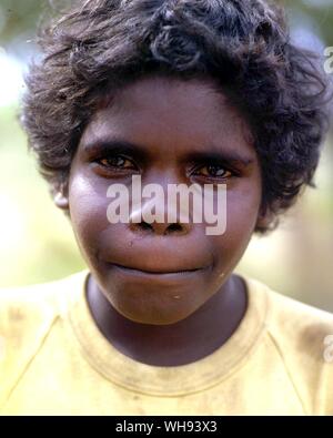 Junge Aborigines Stockfoto