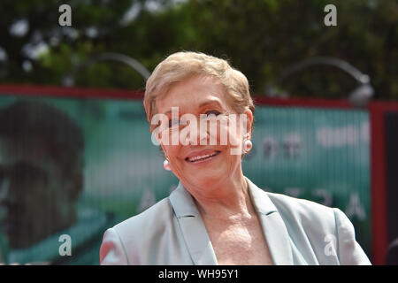 Venedig, Italien. 02 Sep, 2019. Julie Andrews erhalten den Goldenen Löwen für den beruflichen Erfolg während der 76. Filmfestival von Venedig im Sala Casino on September 02, 2019 in Venedig, Italien. Quelle: Andrea Merola/Erwachen/Alamy leben Nachrichten Stockfoto