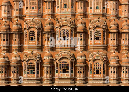 Hawa Mahal, Jaipur, Rajasthan, Indien, Asien Stockfoto