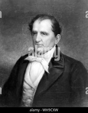 Uns Schriftsteller James Fenimore Cooper (1789-1851). Stockfoto