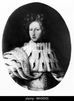 König Karl XII. von Schweden (1682-1718). König von 1697. Ab 1700 war er in den Kriegen mit Dänemark, Polen und Russland. Stockfoto