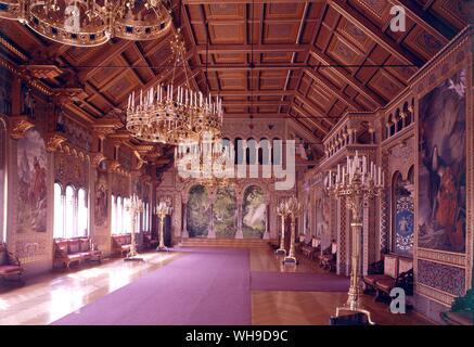 Neuschwanstein Sänger Hall Stockfoto