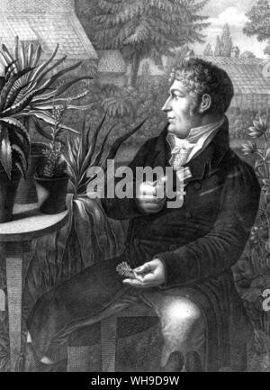 Karl Ludwig Willdenow, die zuerst die jungen Humboldt in die Botanik eingeführt. "Von da an den Themen wurde eine Passion". Stockfoto