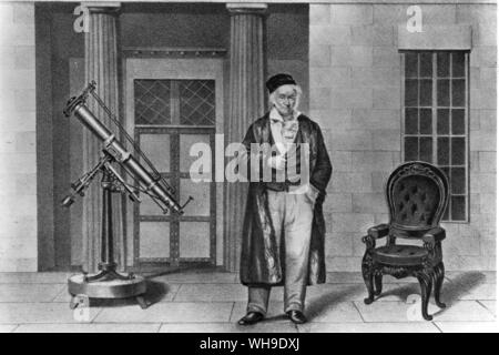 Carl Friedrich Gauß - "das mathematische Genie der Zeitalter" auf der Terrasse des Göttingen Sternwarte Stockfoto