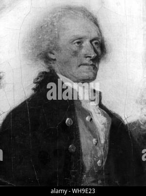 Thomas Jefferson (1743-1826), 3. der Präsident der USA, 1801-09. Stockfoto