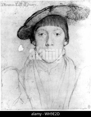 Henry Howard, Earl of Surrey von Hans Holbein dem Jüngeren. Stockfoto