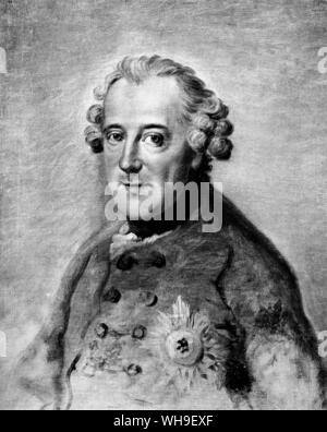 Friedrich II (der Große) (1712-1786). König von Preußen von 1740. Stockfoto