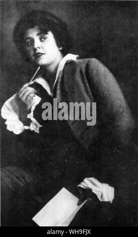 Lotte Lehmann (1888-1976), die deutsche Sopranistin. Sie übertraf in den Wagnerschen Opern. Stockfoto