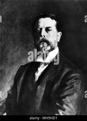 Self-portrait von John Singer Sargent (1856-1925), Porträtmaler. Stockfoto