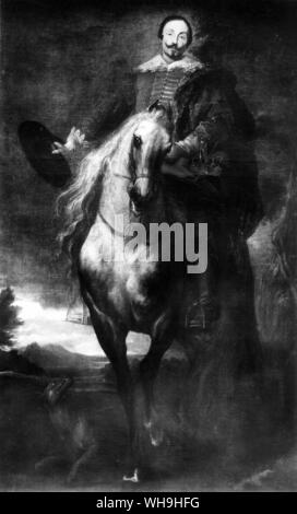 Porträt des Künstlers, Cornelius de Wael, c 1627 von Sir Anthony Van Dyck. Stockfoto