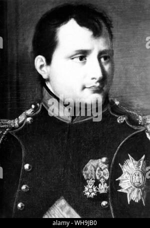 Napoleon Bonaparte (1769-1821). Kaiser von Framce von 1804-14 und 1814-15. Stockfoto