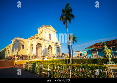 Die Kirche der Heiligen Dreifaltigkeit in der Plaza Major in Trinidad, UNESCO-Weltkulturerbe, Trinidad, Kuba, Karibik, Karibik, Zentral- und Lateinamerika