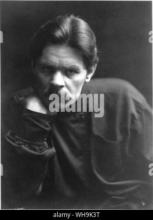 Maxim Gorki russische Schriftsteller 1868-1936 Stockfoto