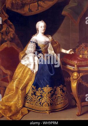 Die Kaiserin Maria Theresia Stockfoto