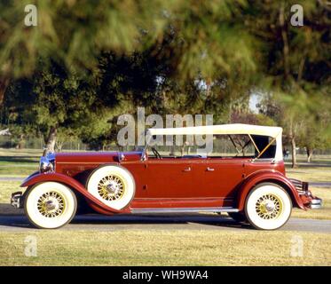 Durch eine 6.3 V8-Motor angetrieben, der 'tiefliegende und Rakish' Lincoln Sport Phaeton stammt aus dem Jahre 1931 Stockfoto