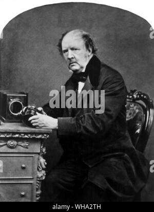 William Henry Fox Talbot, der reiche Engländer, deren Arbeit in Wiltshire modern mit daguerre's über den Kanal war. . Talbot, William Henry Fox Englisch antiquarisch und fotografischen Prozess Erfinder 1800-1877. . . . . Stockfoto