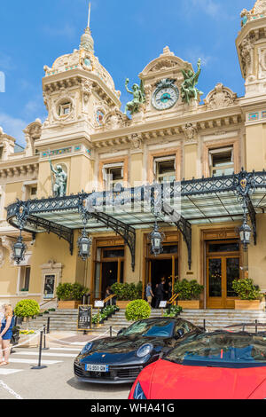 Casino Monte Carlo in Monte Carlo, Monaco, Cote d'Azur, Côte d'Azur, Mittelmeer, Frankreich, Europa Stockfoto
