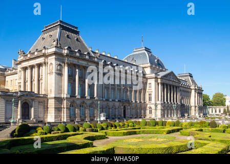 Palais Royale (Brussels Royal Palace), Place des Palais, rü Bréderode, Brüssel, Belgien, Europa Stockfoto
