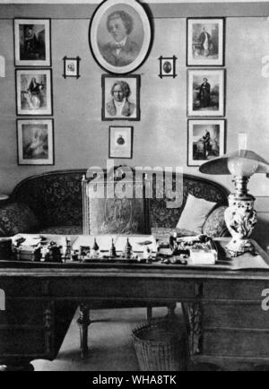 Tschaikowskys schreiben Tabelle. Klin Stockfoto