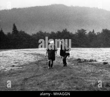 Papst Johannes Paul II. Wojtyla liebte die Landschaft rund um Krakau. Er realaxed von Kanusport Radfahren und im Winter zum Skifahren in die Tatra Stockfoto