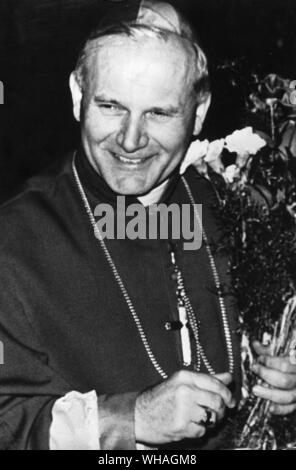 Papst Johannes Paul II. als Bischof von Krakau 1958 Stockfoto