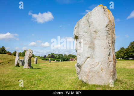 Avebury Stone Circle AveburyVillage Avebury Wiltshire England GB Europa Stockfoto