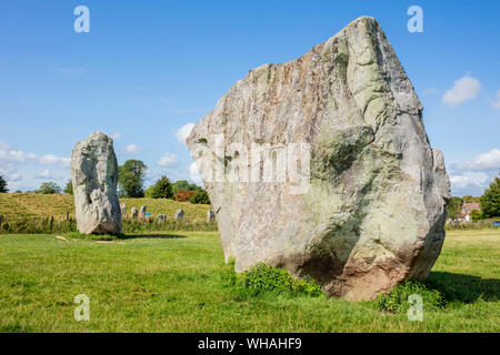 Steinkreis von Avebury Wiltshire England UK GB Europa Stockfoto