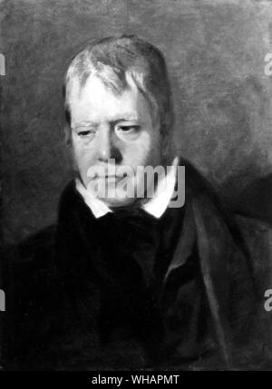 Sir Walter Scott 1771-1832. Die Studie von Leben für eine große Gruppe der Malerei. Die Feststellung des Regalia in Edinburgh Castle" von Andrew Geddes 1821 Stockfoto