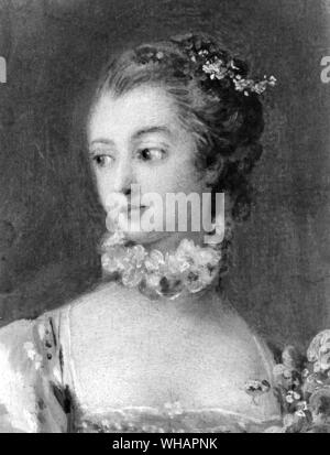 Mme de Pompadour von Boucher Stockfoto