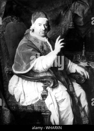 Papst Benedikt XIV. von Pierre Subleyras 1645 - 1758 (Papst von 1740-1758) Stockfoto