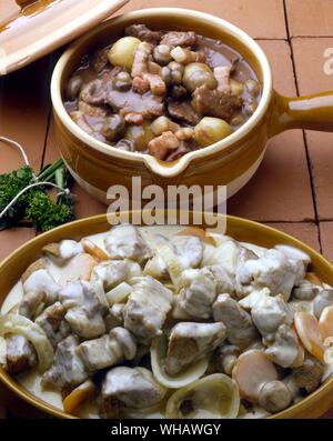 Französische Rezepte von Jill Pound-Corner.. . Boeuf Bourguignon.. Burgund Rindfleisch Stockfoto