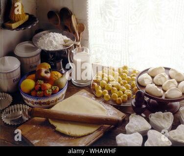 Französische Rezepte von Jill Pound-Corner.. Desserts. Stockfoto