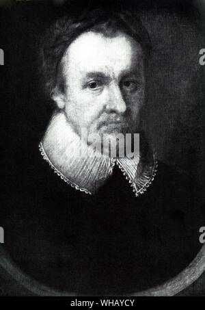 Michael Drayton (1563 - 23. Dezember 1631) war ein englischer Dichter, der zum Vorsprung in der Elisabethanischen Ära kam. Stockfoto