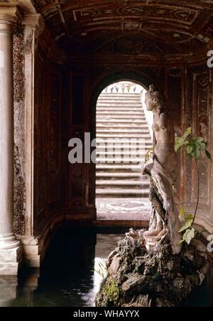 Die Gewässer von Rom durch H. v. Morton. Die Venus Brunnen in der Villa Doria Pamphilj. Pl. 45, S. 267. . Stockfoto