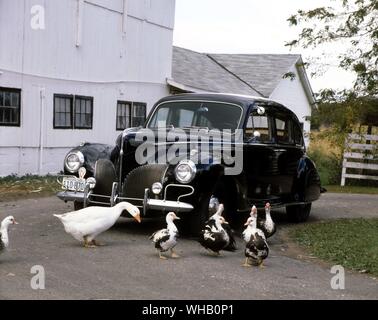 1940 Lincoln Zephyr V12-Limousine Modell 73. A.C.D Museum Stockfoto