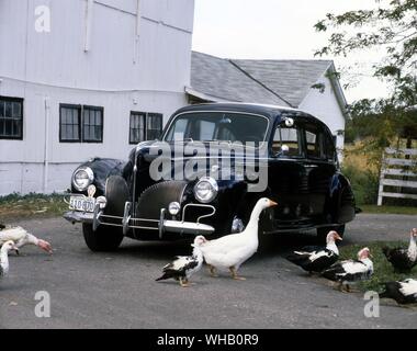 1940 Lincoln Zephyr V12-Limousine Modell 73. A.C.D Museum Stockfoto