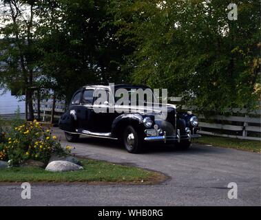 1940 Lincoln Zephyr V12-Limousine Modell 73. A.C.D Museum Stockfoto