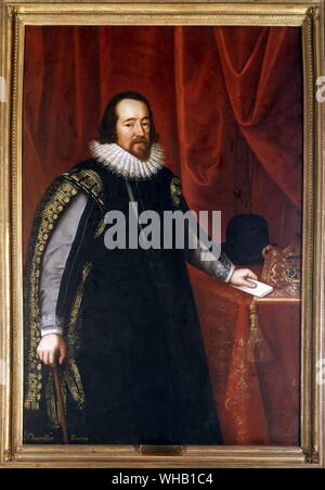 Sir Francis Bacon, 1st Viscount St. Alban KC (22. Januar 1561 - 9. April 1626). Stockfoto