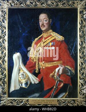 Albert Edward John Spencer, 7th Earl Spencer 1892 - 1975: Portrait von Augustus John Stockfoto