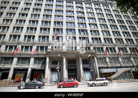 Macy's in der State Street die Marshall Fields Kaufhaus Chicago Illinois Vereinigte Staaten von Amerika Stockfoto