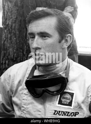 Jackie Stewart - Formel 1 Fahrer, hier gesehen in Monarco Ende der sechziger, Anfang der siebziger Jahre BRM Tage Stockfoto